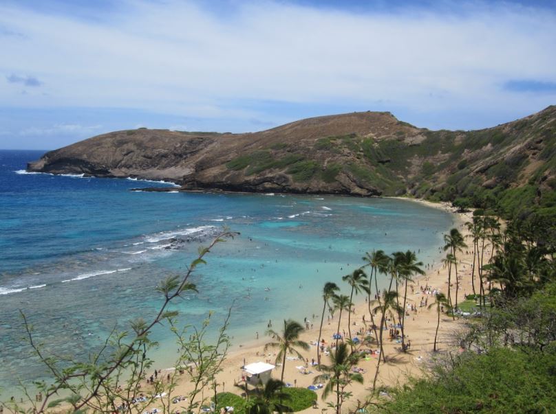 Hanauma Bay in Hawaii