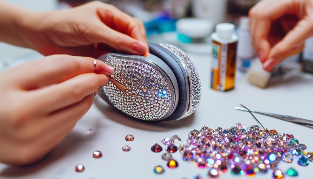 adding sparkle to clothes