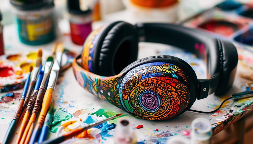 creative painting methods demonstrated