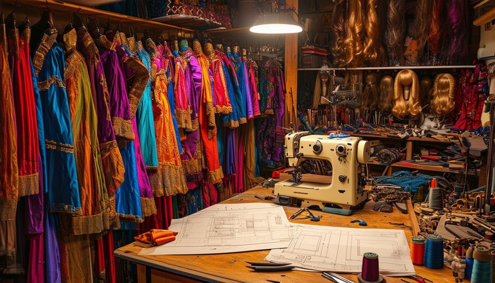 detailed costume creation process