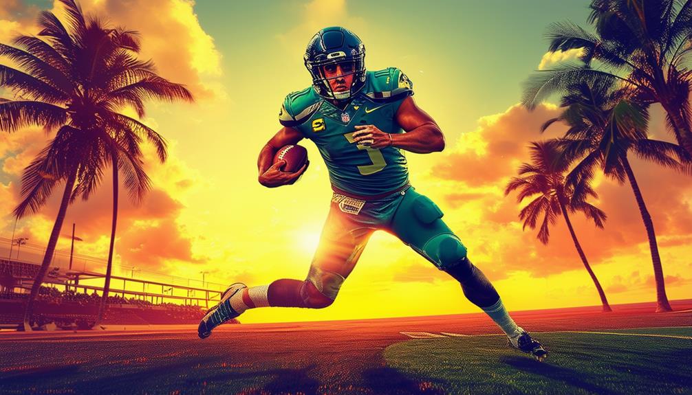 talented quarterback from oregon