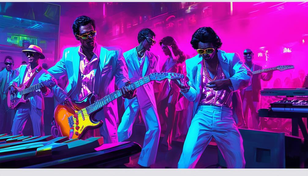 retro 80s miami vibes