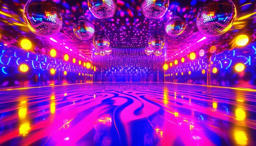 funky disco color palette