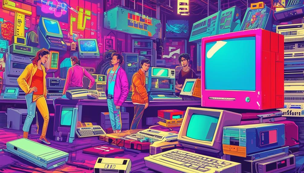 rapid tech growth 90s