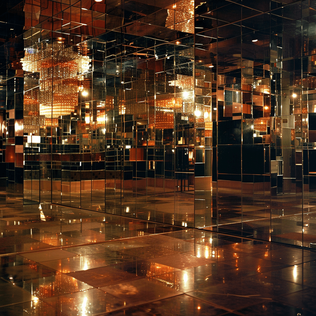 Disco Club Mirrored Walls