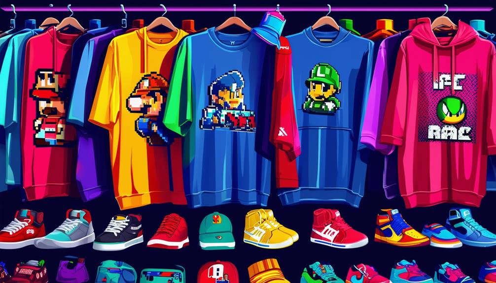 gaming themed clothing and accessories