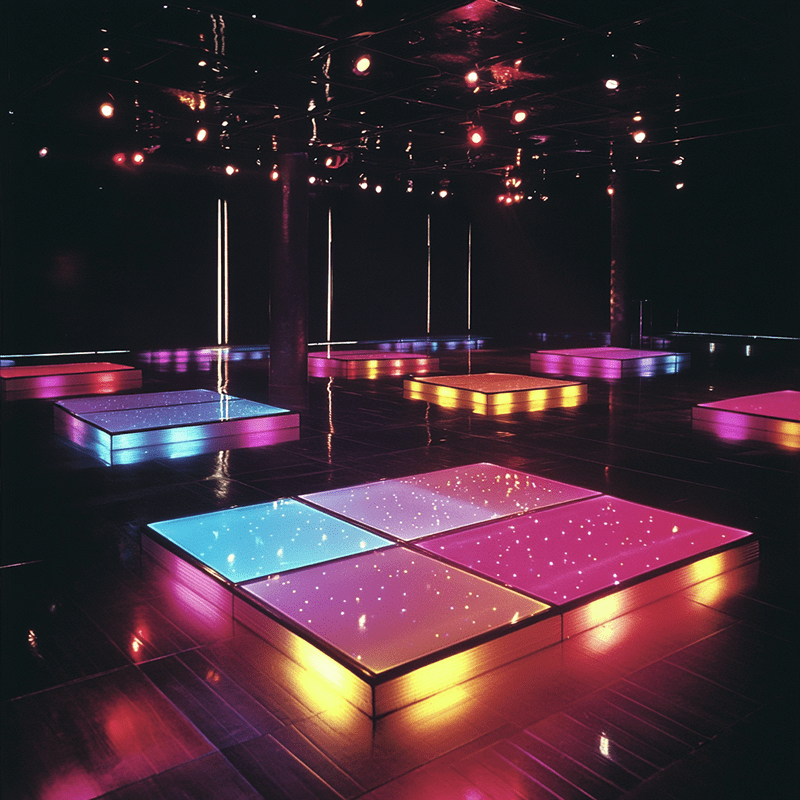 Illuminated Dance Platforms