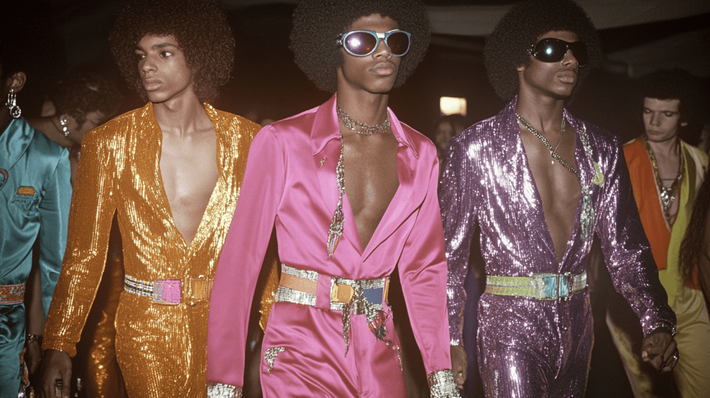 disco fashion fabrics 70s