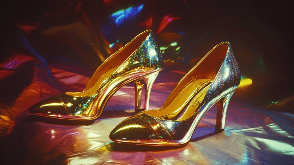 disco Metallic Heels