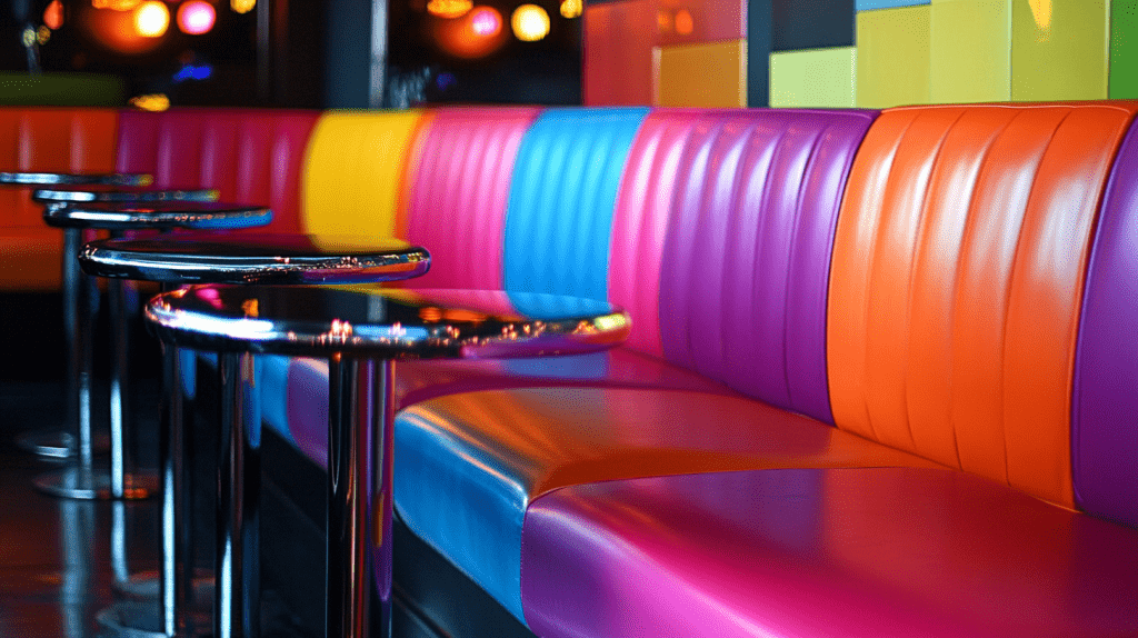 Vinyl Upholstery disco night club