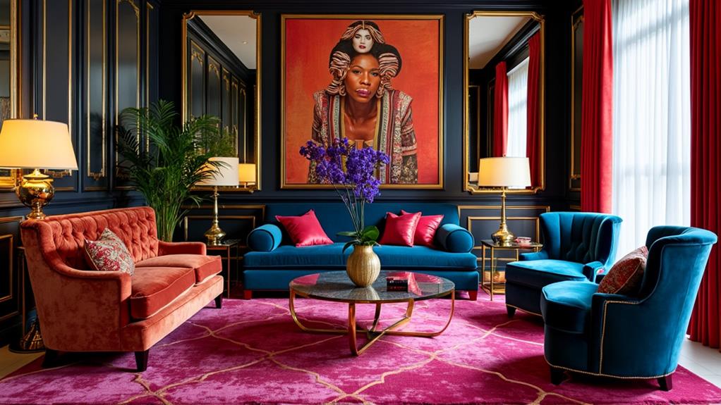 1980s glamour inspires modern decor