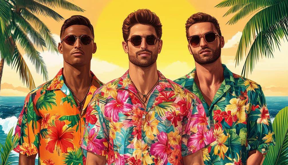 colorful tropical shirt fashion