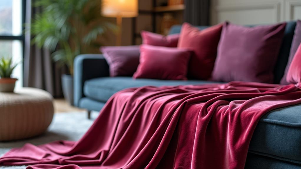 luxurious soft textured material