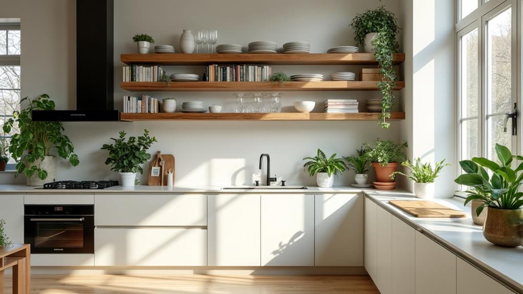advantages of open shelving