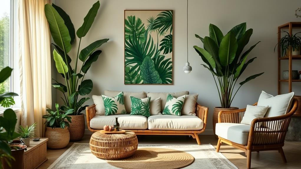 budget friendly tropical decorations