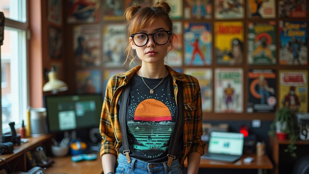 stylish intellectual fashion statement