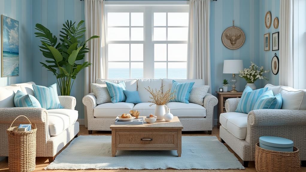 beach inspired color schemes