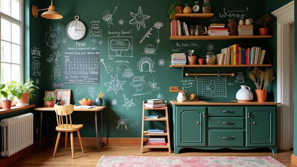 colorful chalkboard paint options