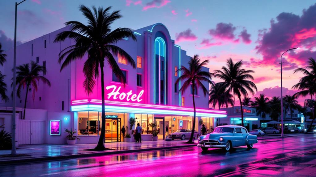 neon infused miami s stylized cinematic visuals