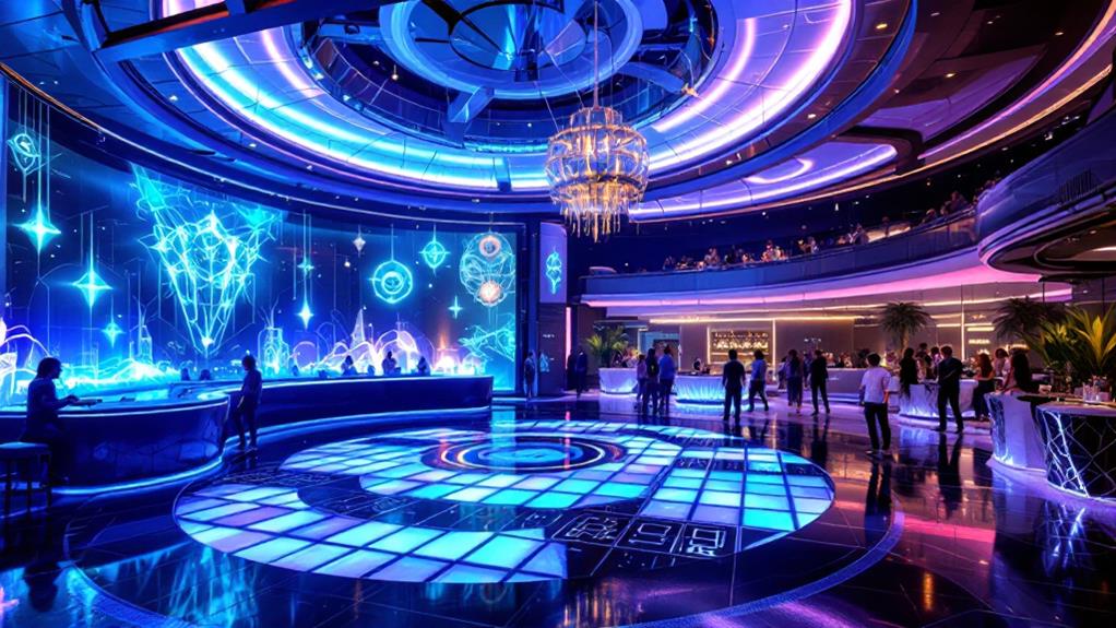 immersive club experiences via technology