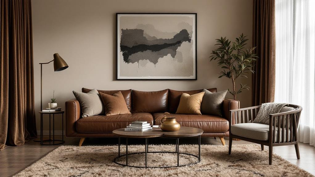 trendy chocolate brown hue