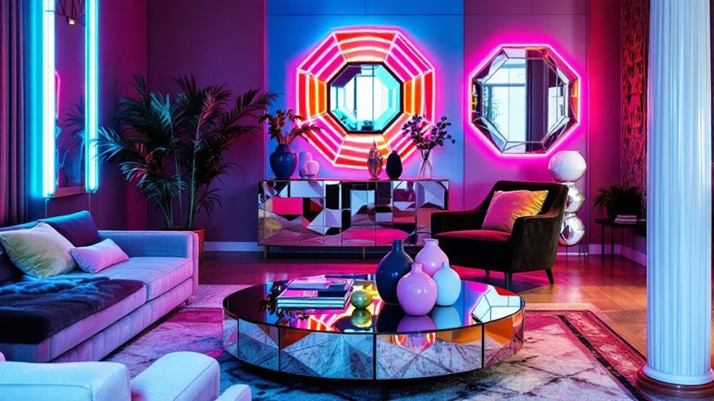 reflective home decor accents