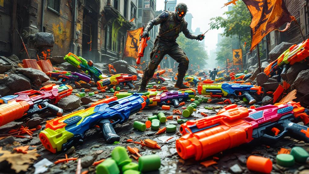 zombie themed nerf blaster entertainment