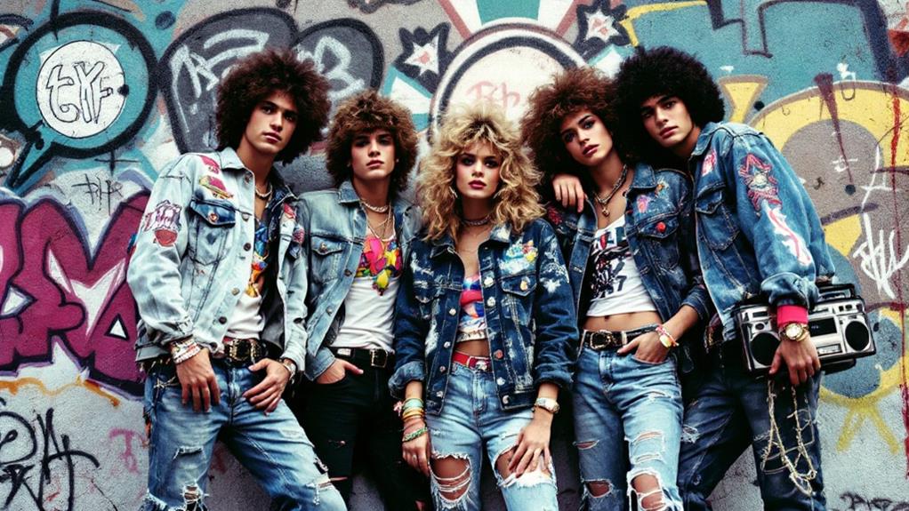 distressed faded tattered stylized