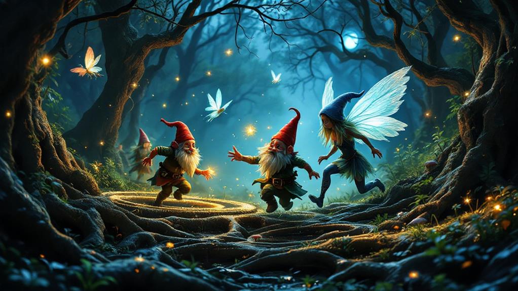 whimsical elusive forest denizens