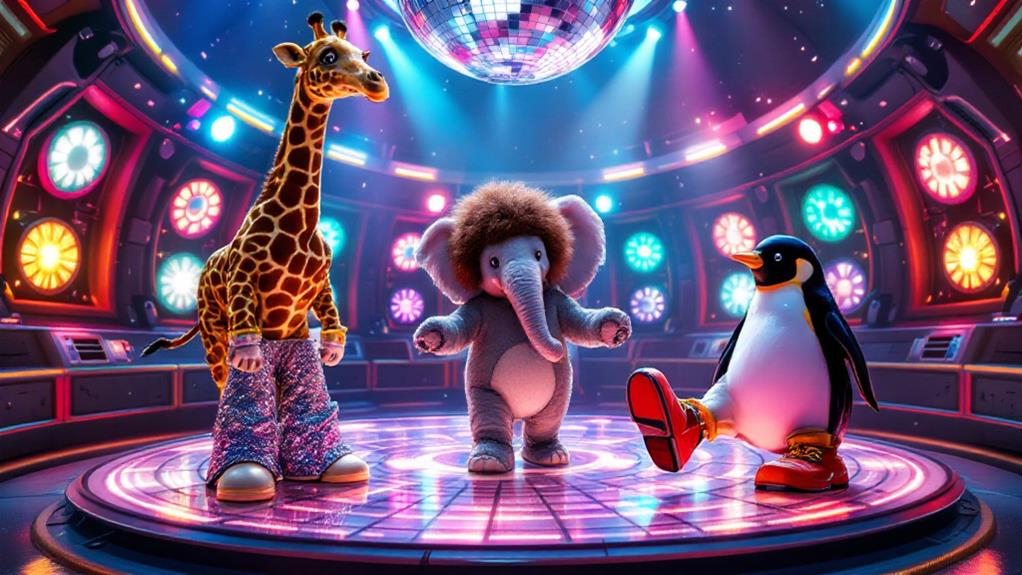 captive animals in spacebound enclosure