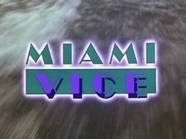 Logo for the television series, Miami Vice.